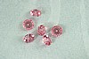 6pc GORGEOUS SPARKLY No 5305 6mm ROSE FLAT BICONE SWAROVSKI CRYSTAL LOOSE BEADS